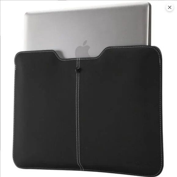 Targus Black Twill Laptop Sleeve For 15" MacBook Pro and Ultrabook NWT - Picture 8 of 13